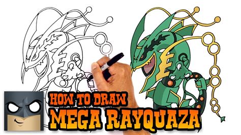 mega rayquaza drawing